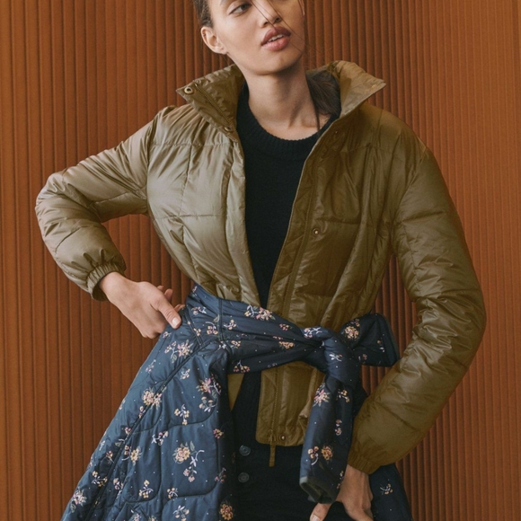 NWT Madewell Travel Buddy Packable Puffer Jacket L - Picture 8 of 9